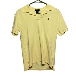 Ralph Lauren Yellow Short Sleeve Polo Youth Large